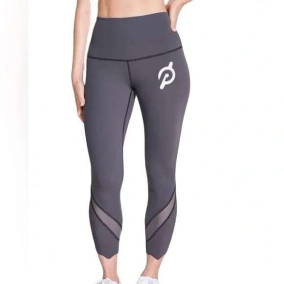 Lululemon Pants - Lululemon Tights Peloton Wunder Crop II Roll Down Scallop Luxtreme 24” Women's 8